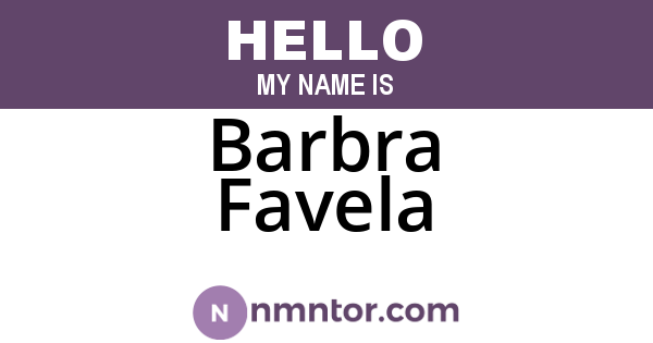 Barbra Favela
