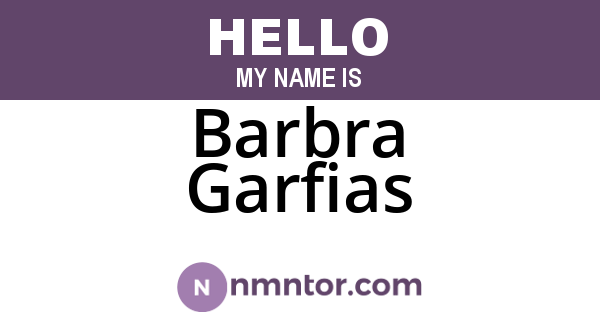 Barbra Garfias