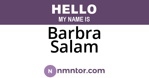 Barbra Salam