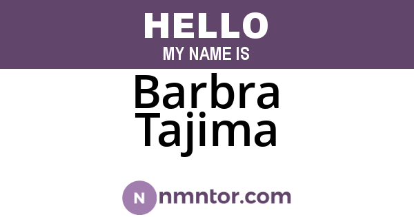 Barbra Tajima