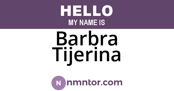 Barbra Tijerina