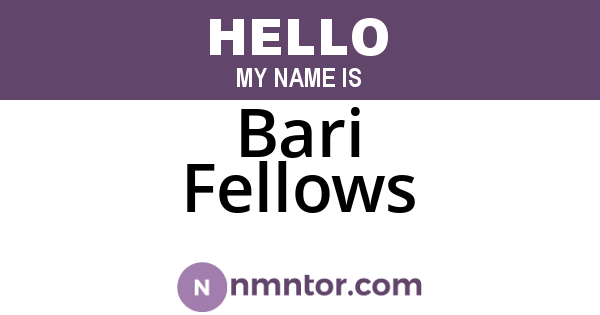 Bari Fellows
