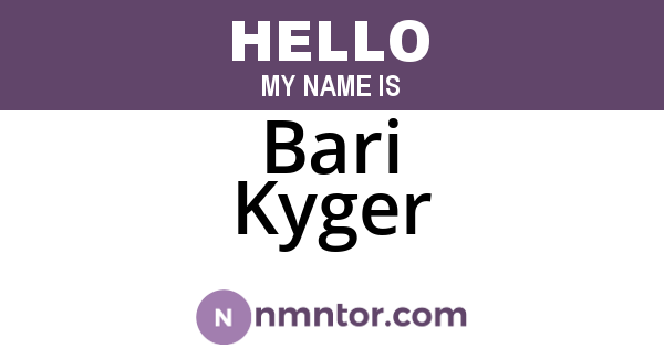 Bari Kyger