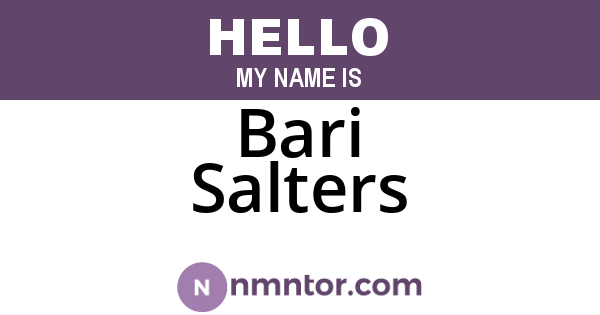 Bari Salters