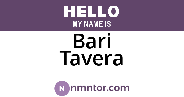 Bari Tavera
