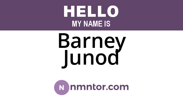 Barney Junod