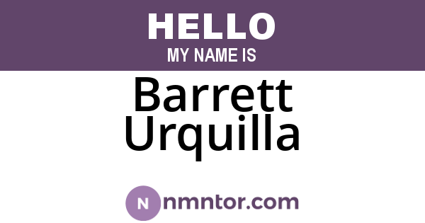 Barrett Urquilla