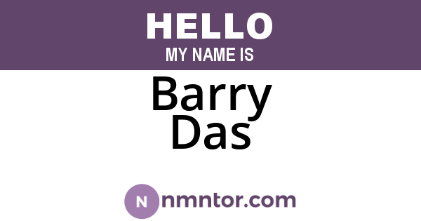Barry Das
