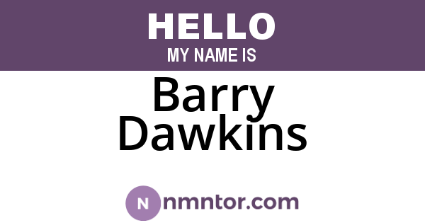 Barry Dawkins