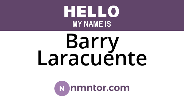 Barry Laracuente