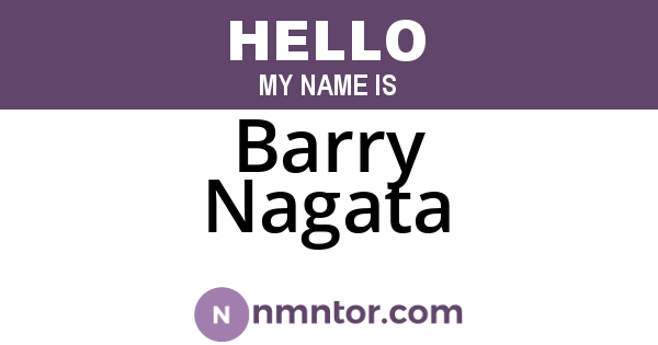Barry Nagata