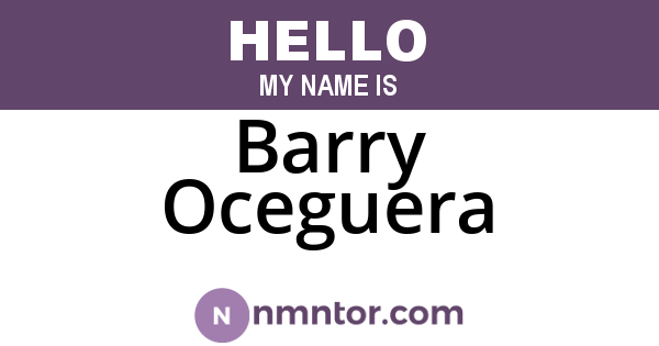 Barry Oceguera