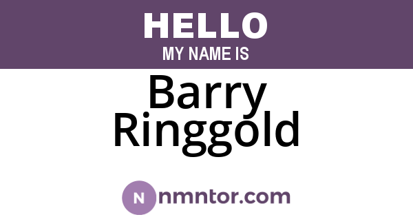 Barry Ringgold