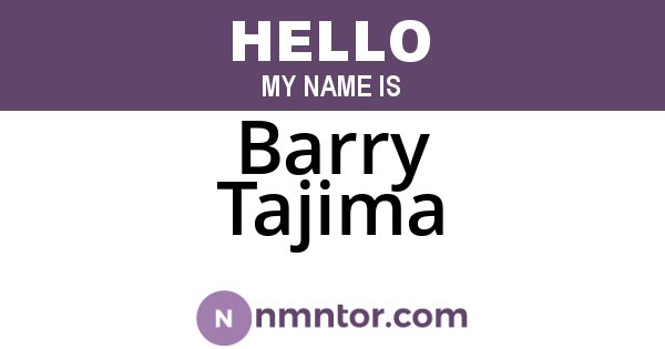 Barry Tajima