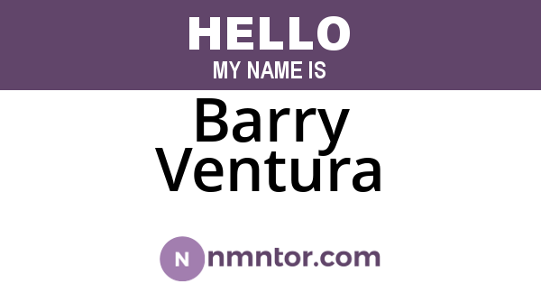 Barry Ventura