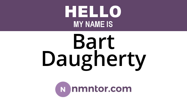 Bart Daugherty