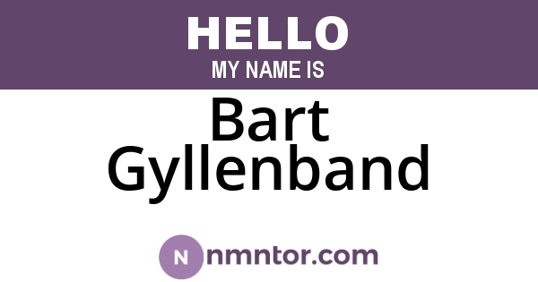 Bart Gyllenband