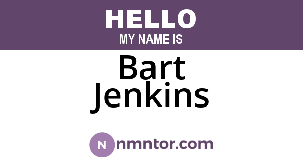 Bart Jenkins
