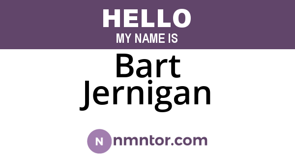 Bart Jernigan