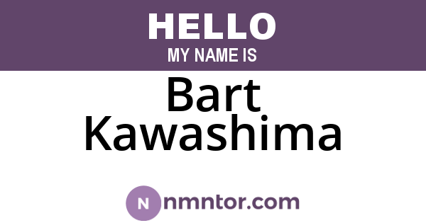 Bart Kawashima