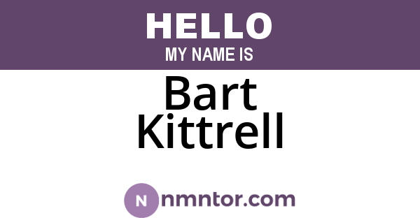 Bart Kittrell