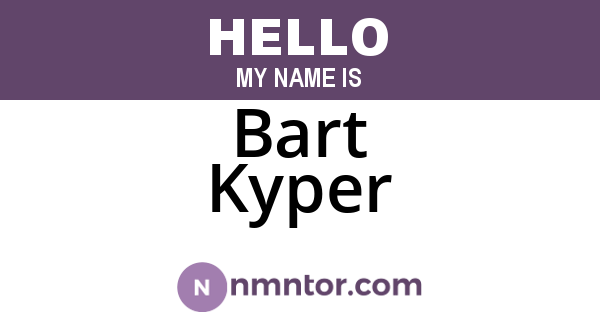 Bart Kyper