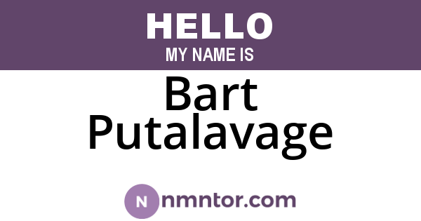 Bart Putalavage