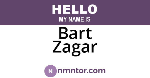 Bart Zagar