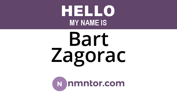 Bart Zagorac