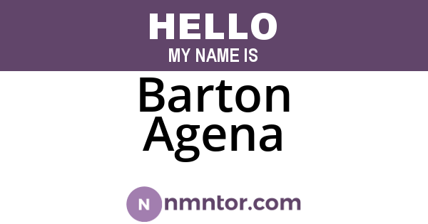 Barton Agena