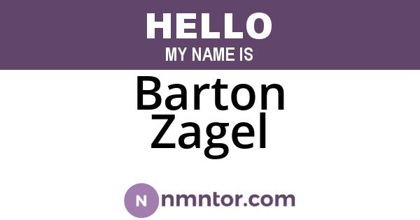 Barton Zagel