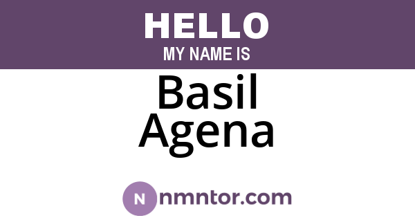 Basil Agena