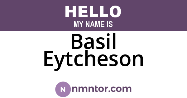 Basil Eytcheson