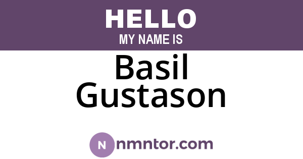 Basil Gustason