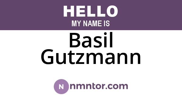 Basil Gutzmann