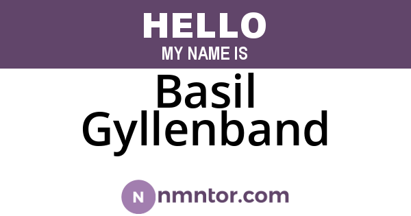 Basil Gyllenband