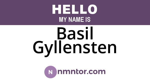 Basil Gyllensten