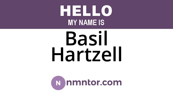Basil Hartzell