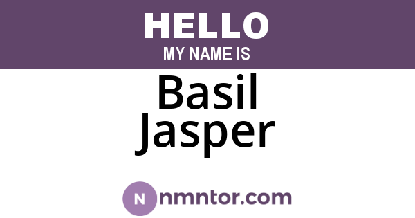 Basil Jasper
