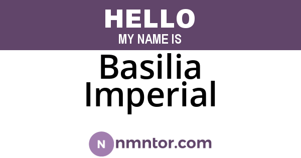 Basilia Imperial