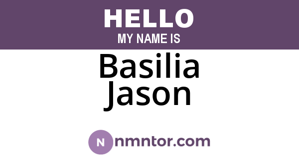 Basilia Jason