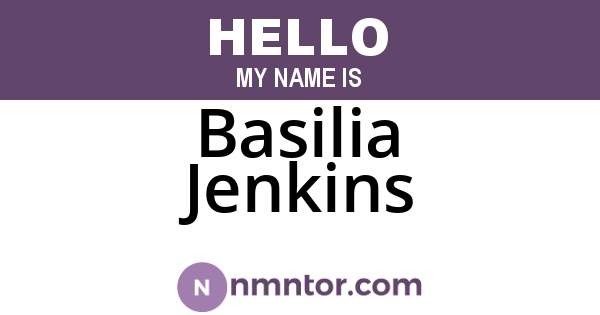 Basilia Jenkins