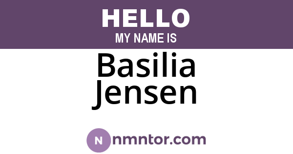 Basilia Jensen