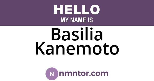 Basilia Kanemoto
