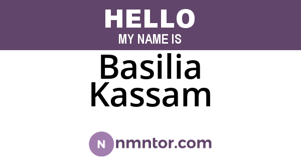 Basilia Kassam