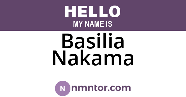Basilia Nakama