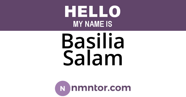 Basilia Salam
