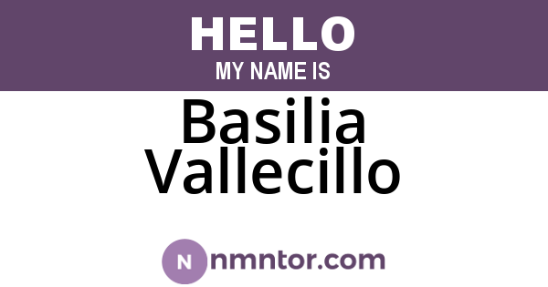 Basilia Vallecillo