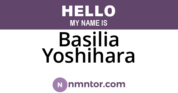 Basilia Yoshihara