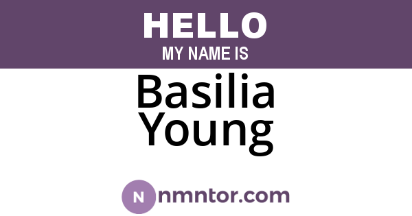 Basilia Young